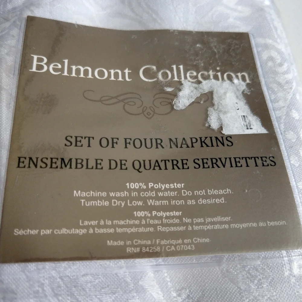 Belmont Collection, Set‎ of 4 Napkins